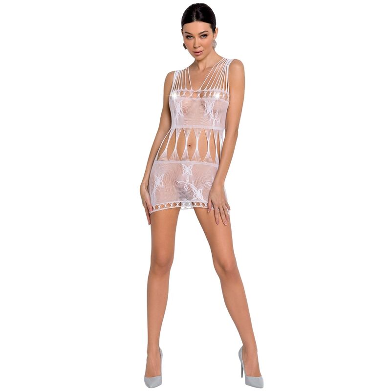 PASSION – WOMAN BS090 WHITE BODYSTOCKING ONE SIZE