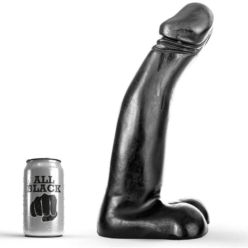 ALL BLACK – REALISTIC BLACK FISTING DILDO 29 CM