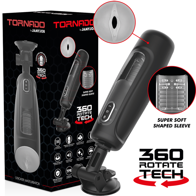 JAMYJOB – TORNADO 360 ROTATE TECH STROKER