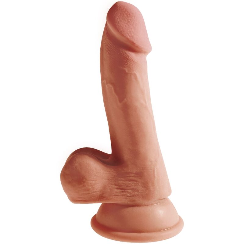 KING COCK – PLUS 3D DILDO WITH BALLS 17 CM