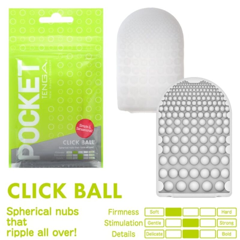 TENGA – CLICK BALL MASTURBATOR POCKET