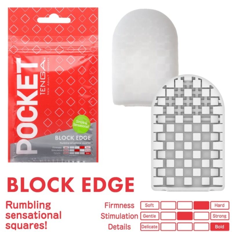 TENGA – BLOCKED EDGE POCKET MASTURBATOR