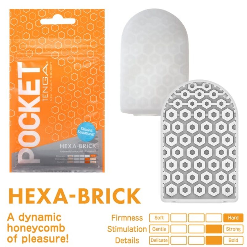 TENGA – HEXA BRICK MASTURBATOR POCKET