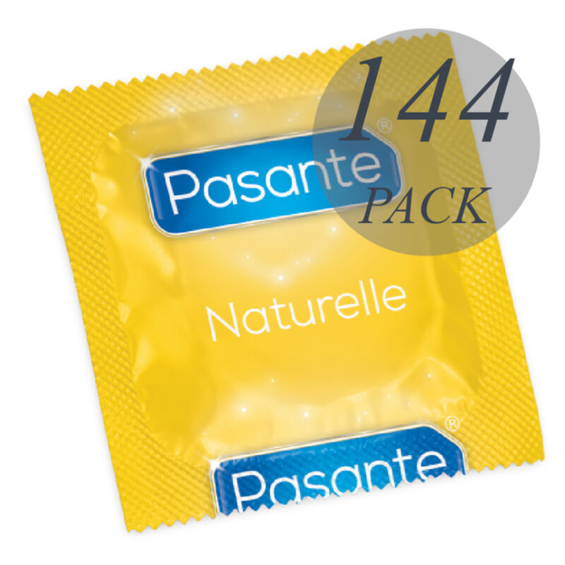 PASANTE – CONDOMS NATURELLE BAG 144 UNITS