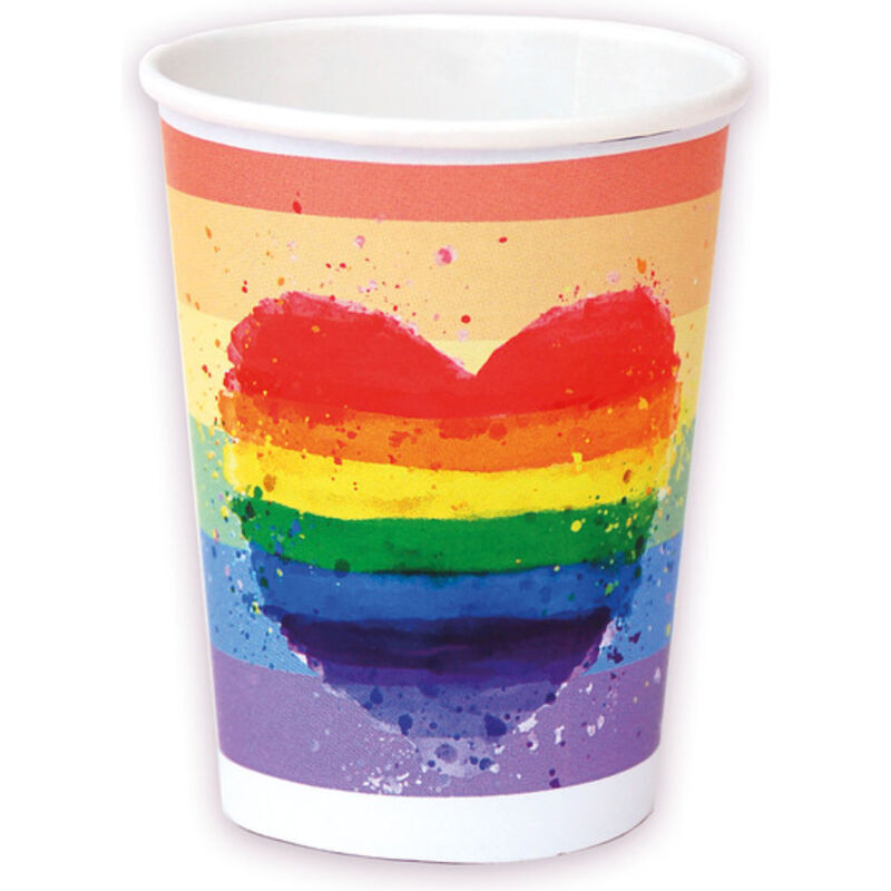 PRIDE – SET 8 LGBT FLAG CUPS