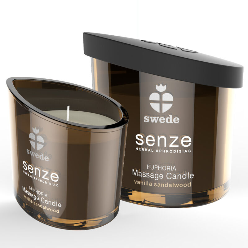 SWEDE – SENZE EUPHORIA MASSAGE CANDLE – VANILLA, SANDALWOOD