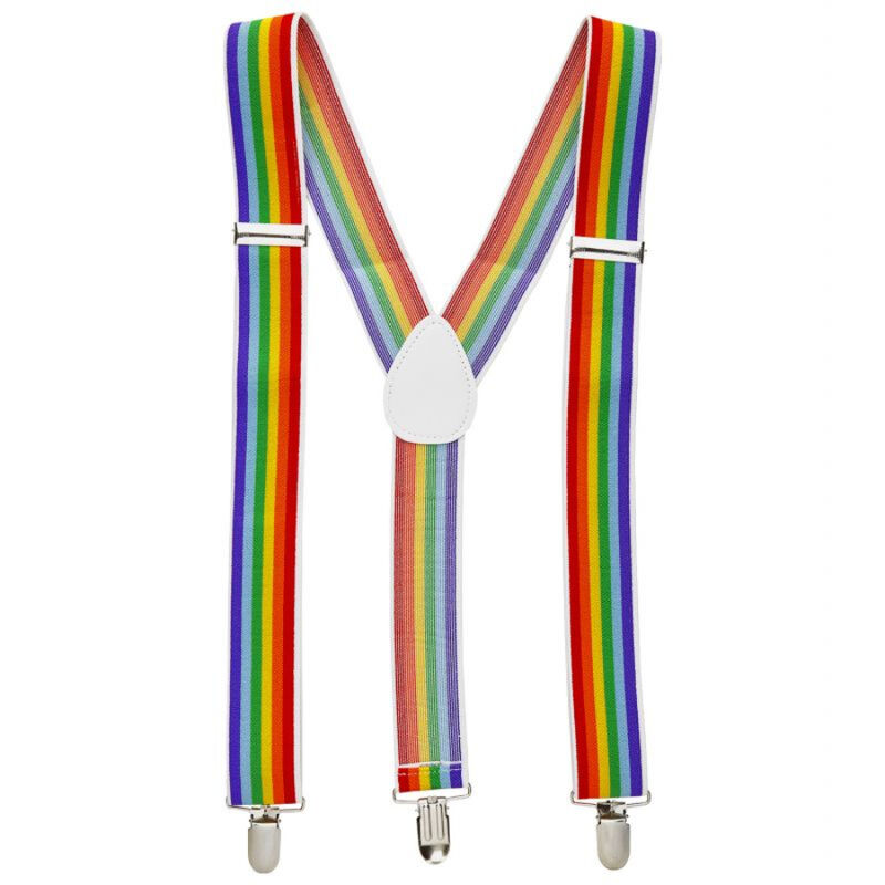 PRIDE – LGBT FLAG SUSPENDERS