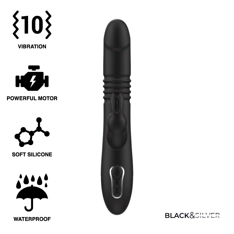 BLACKSILVER - KENJI STIMULATING VIBE COMPATIBLE WITH WATCHME WIRELESS TECHNOLOGY