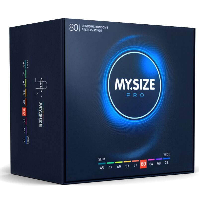 MY SIZE – PRO CONDOMS 60 MM 80 UNITS