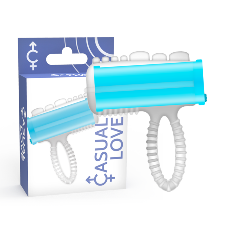 CASUAL LOVE – RING TONGUE VIBRATING BLUE