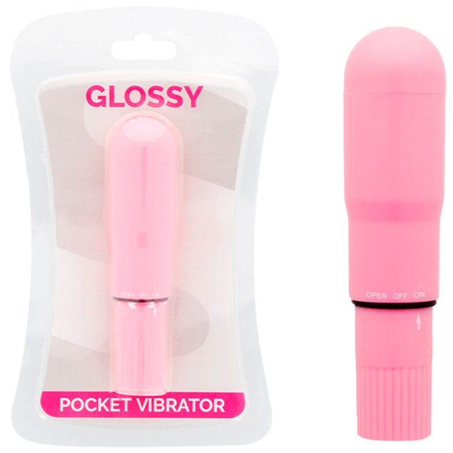 GLOSSY – POCKET VIBRATOR PINK