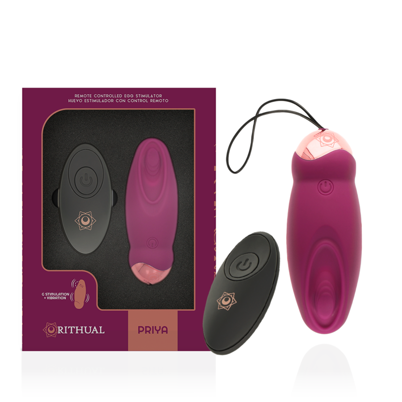 RITHUAL – PRIYA EGG REMOTE CONTROL G-SPOT + VIBRATION