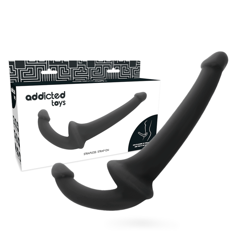 ADDICTED TOYS – DILDO WITH RNA S WITHOUT SUBJECTION BLACK