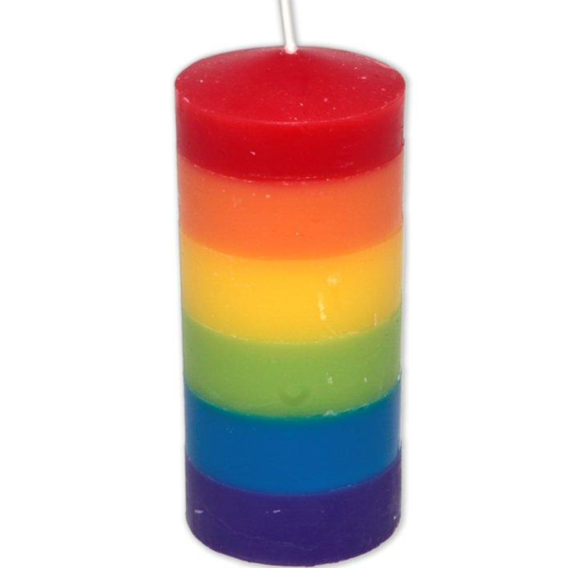 PRIDE – BIG CANDLE WITH LGBT FLAG