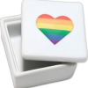 PRIDE – SQUARE SQUARE JEWELLERY BOX WITH LGBT HEART