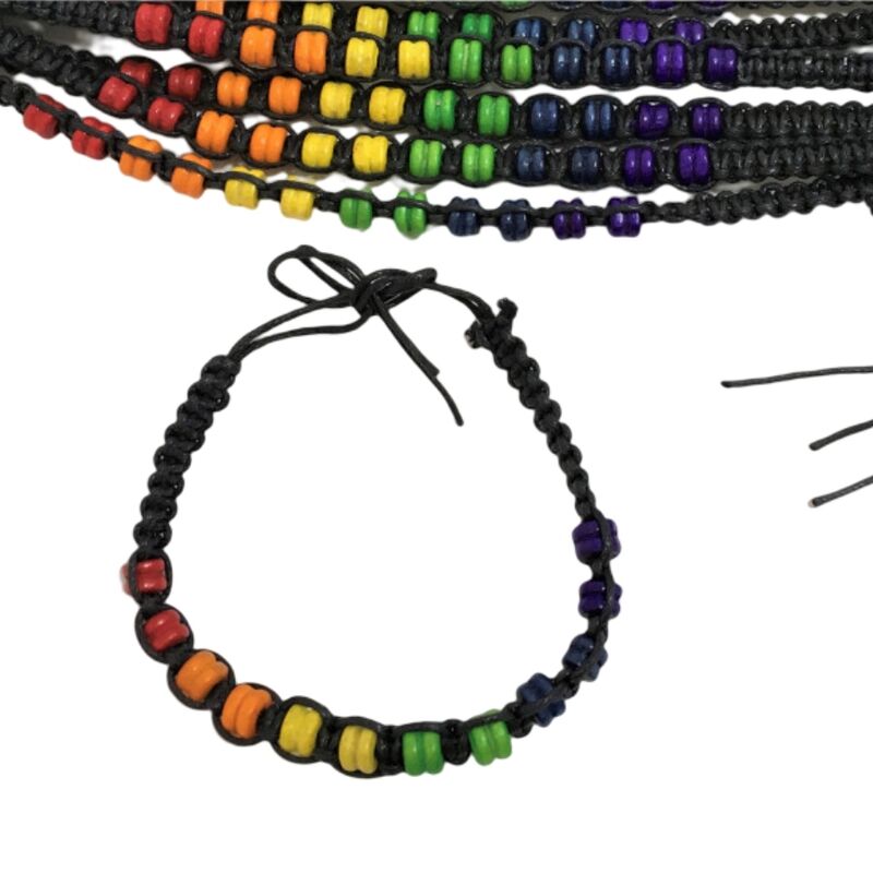 PRIDE – BRACELET BEADS LGBT FLAG