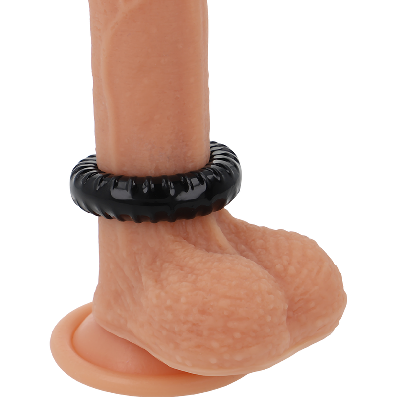 POWERING – SUPER FLEXIBLE AND RESISTANT PENIS RING 4.5CM PR07 BLACK