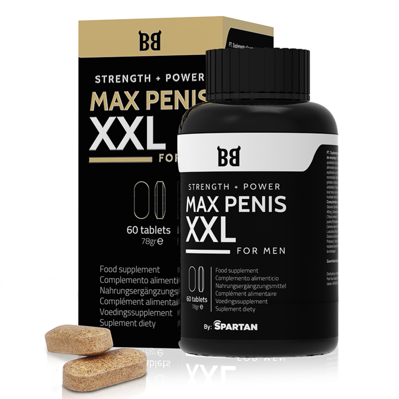 BLACK BULL – MAX PENIS XXL STRENGTH + POWER FOR MEN 60 TABLETS