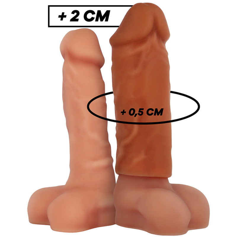 VIRILXL – LIQUID SILICONE V3 BROWN PENIS EXTENSION