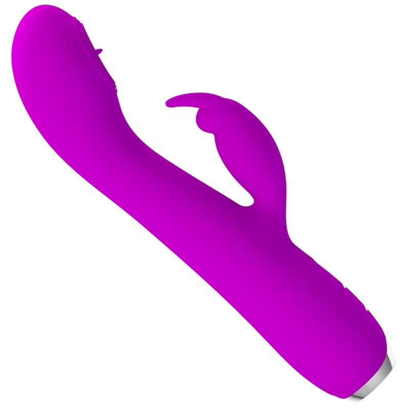 PRETTY LOVE – RACHEL RECHARGEABLE VIBRATOR WITH PURPLE SUCKER