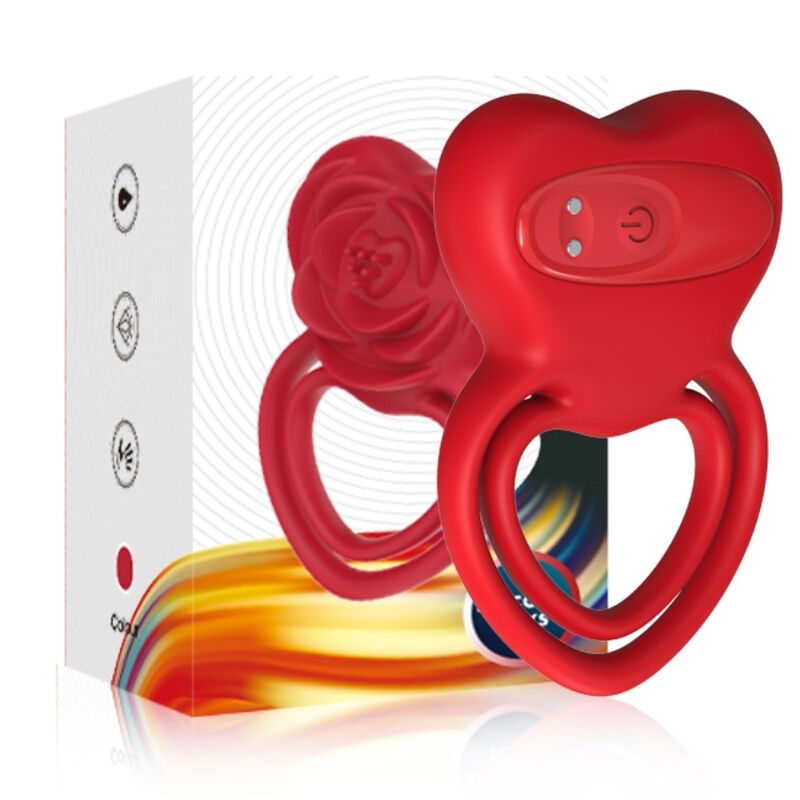 ARMONY – RING VIBRATOR HEART RED