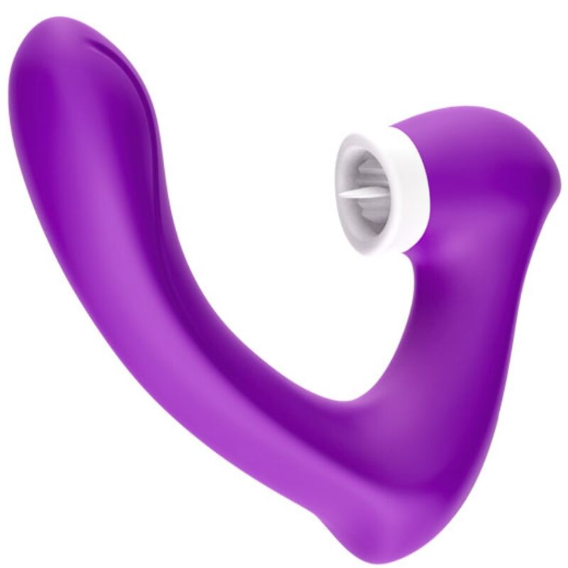 ARMONY – SECRETKISS LICKING VIBRATING CLIT  VIBRATOR CURVED PURPLE