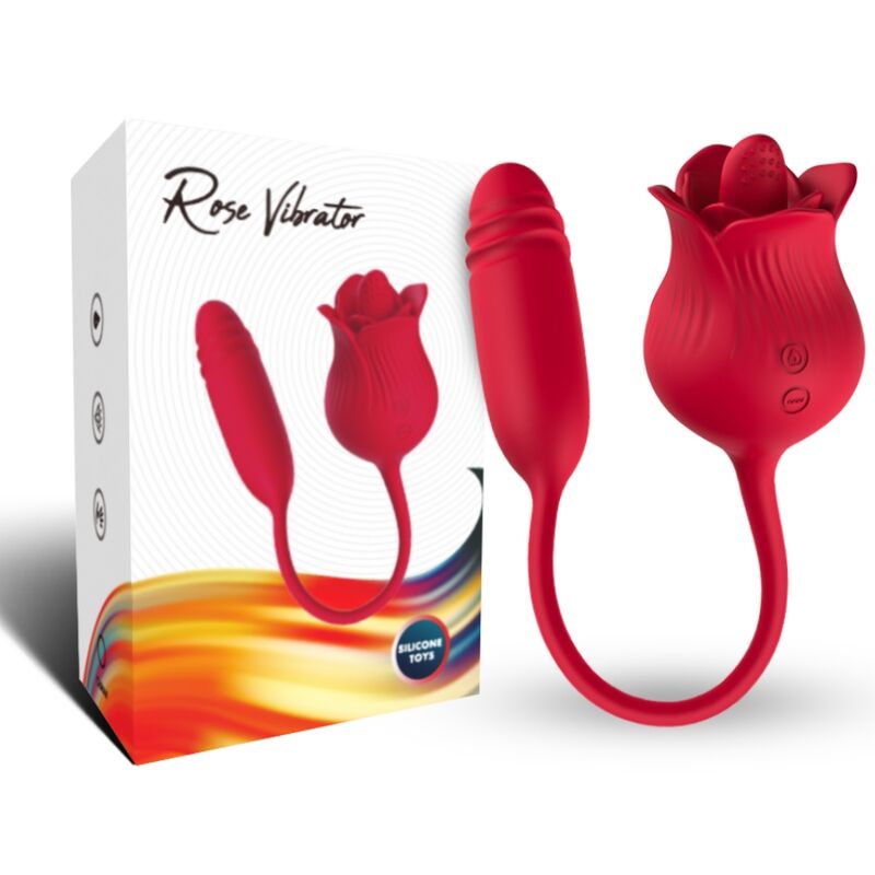 ARMONY – ROSELIP LICKING VIBRATING CLIT  VIBRATOR RED