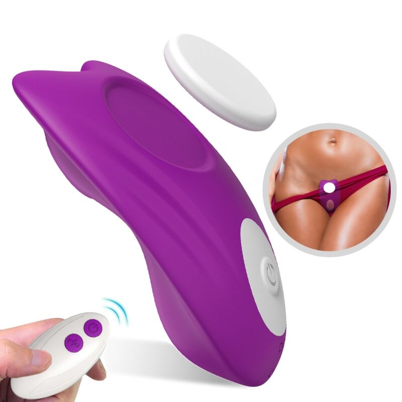 ARMONY – BUTTERFLY WEARABLE PANTIES VIBRATOR REMOTE CONTROL PURPLE