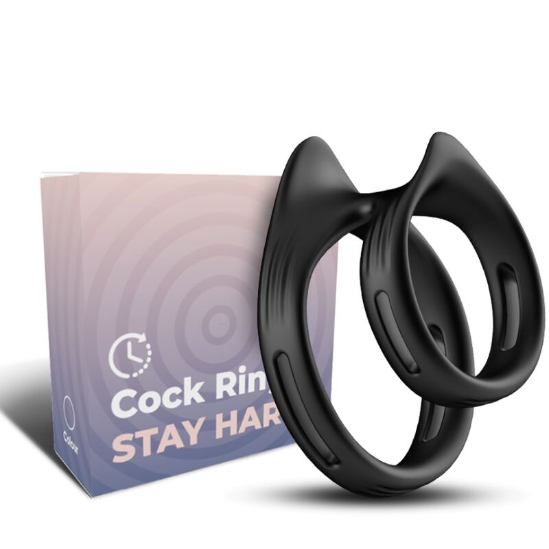 ARMONY – DUALRING DOUBLE ELASTIC RING BLACK