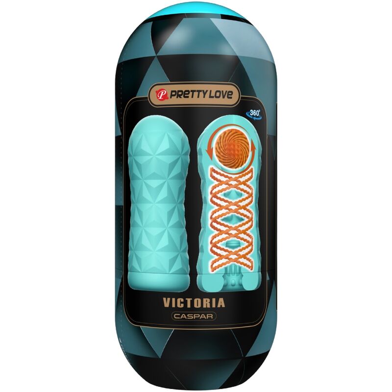 PRETTY LOVE – VICTORIA CASPAR MASTURBATOR AQUA GREEN