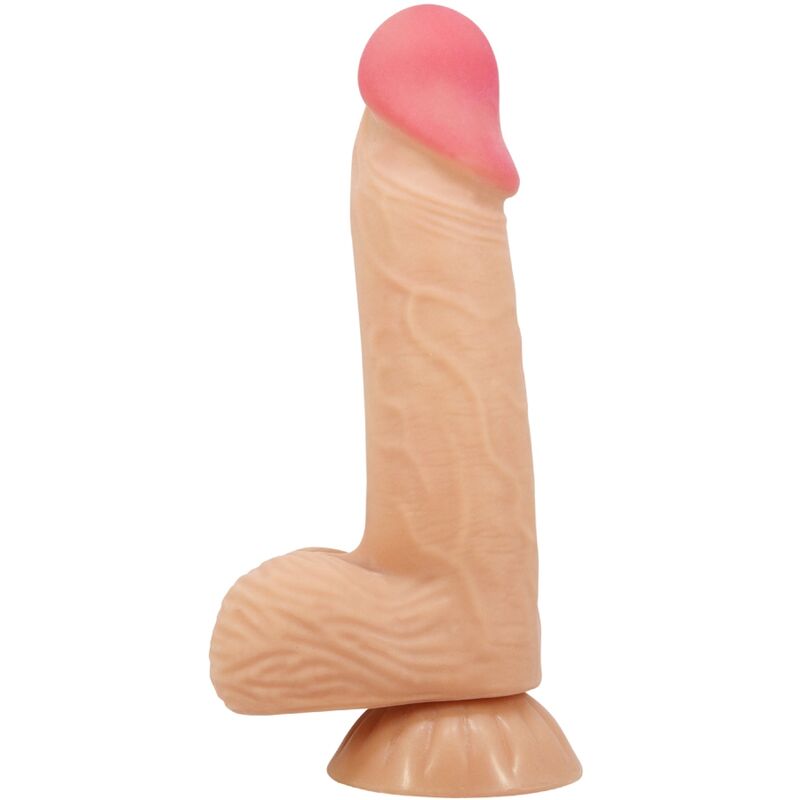 PRETTY LOVE – SLIDING SKIN SERIES REALISTIC DILDO WITH SLIDING SKIN SUCTION CUP 20.6 CM