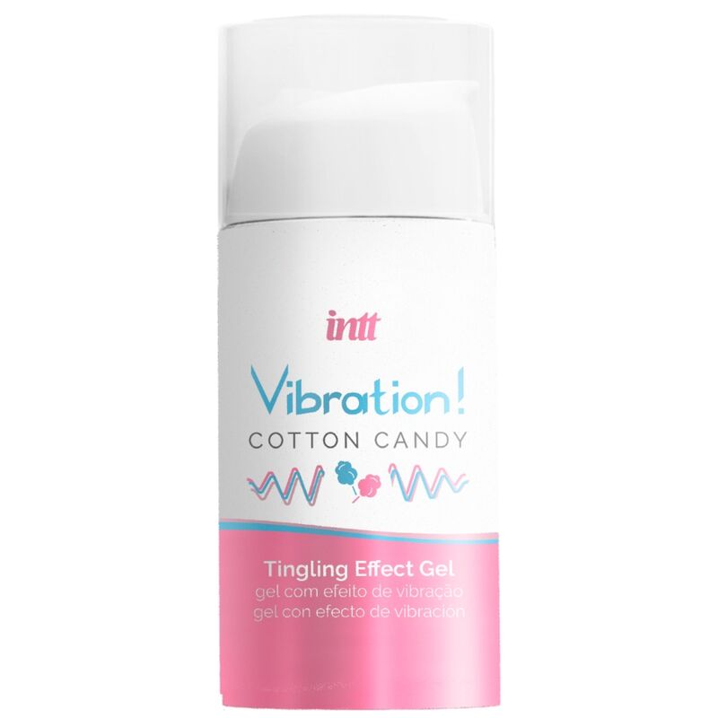 INTT – POWERFUL INTIMATE STIMULANT COTTON CANDY LIQUID VIBRATOR GEL 15 ML