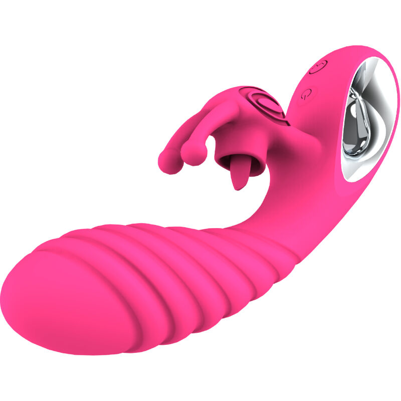 ARMONY – VICKY RABBIT VIBRATOR WITH FUCHSIA PULL RING TONGUE