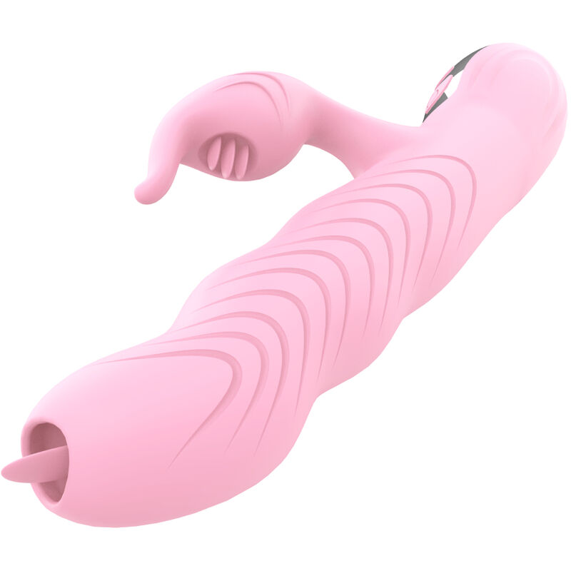 ARMONY – MARCIA VIBRATOR  THRUSTING DOUBLE TONGUE HEAT EFFECT PINK