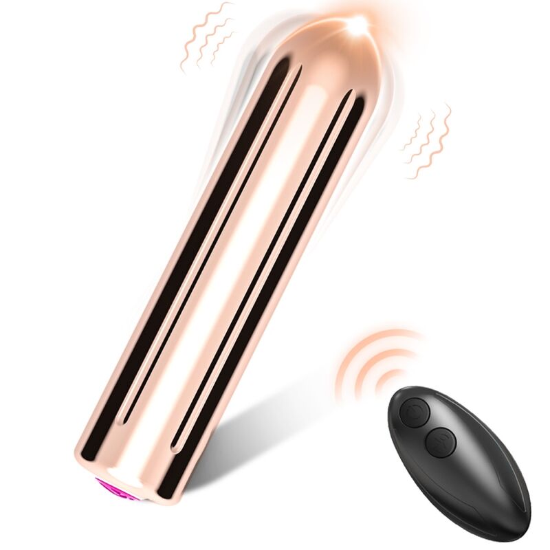 ARMONY – WARHEAD VIBRATOR BULLET REMOTE CONTROL GOLDEN 2 CM X 8.8 CM