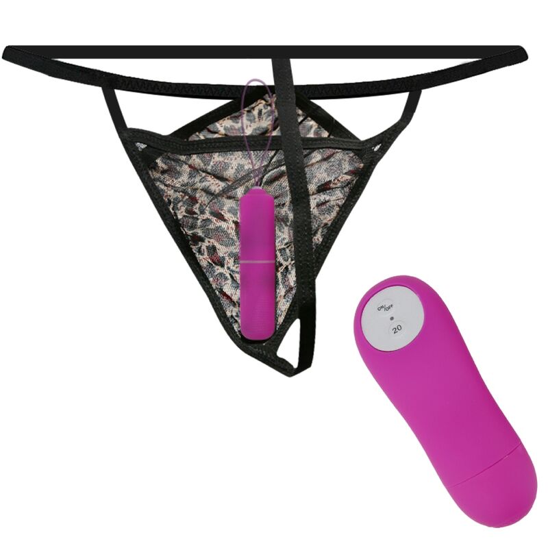 BAILE – THONG WITH VIBRATING BULLET AND CONTROL PURPLE