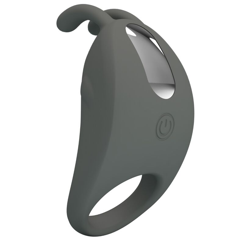 PRETTY LOVE – STRATUS RABBIT VIBRATING RING GRAY