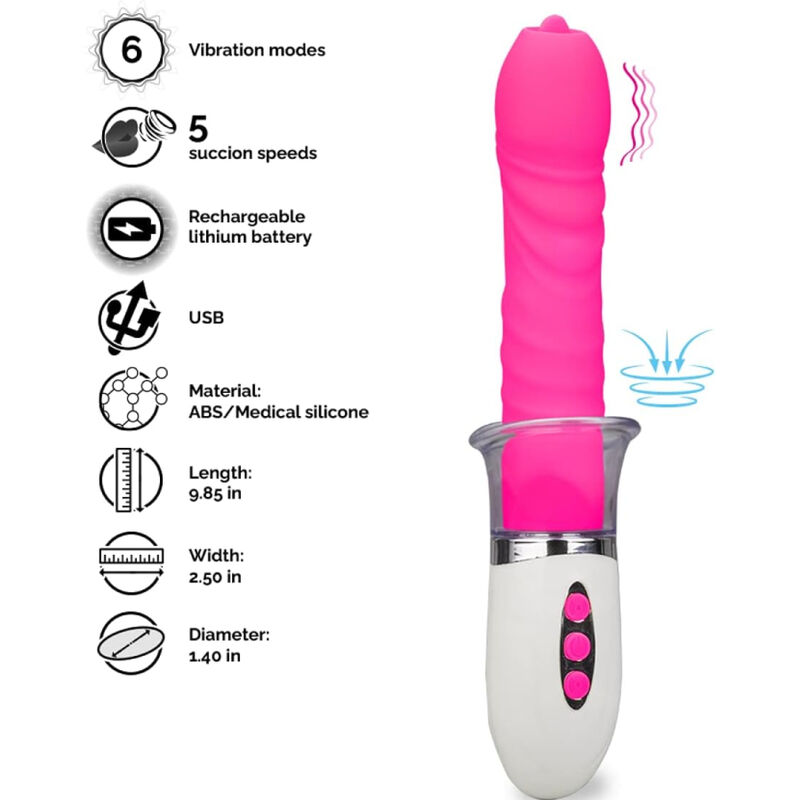 ARMONY – LIBERTY VIBRATOR  THRUSTING WITH TONGUE