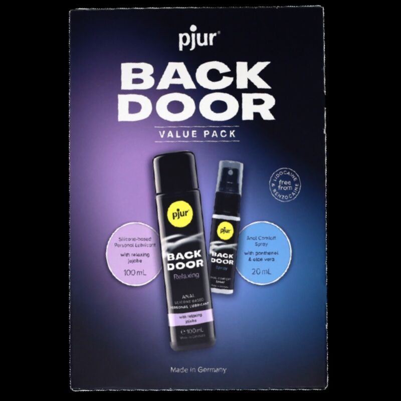 PJUR – BACK DOOR SET OF ANAL LUBRICANT AND SPRAY