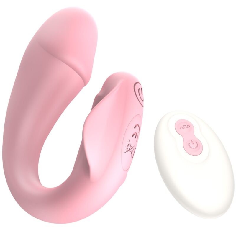 ARMONY – FRESHFUN CICI STAP-ON VIBRATOR REMOTE CONTROL AND APP 10 VIBRATIONS PINK