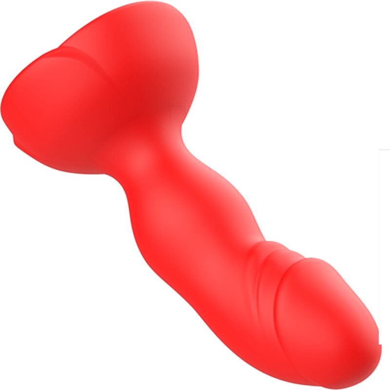 ARMONY – EXTREME A BLOOM ROSE VIBRATOR  ANAL PLUG REMOTE CONTROL RED