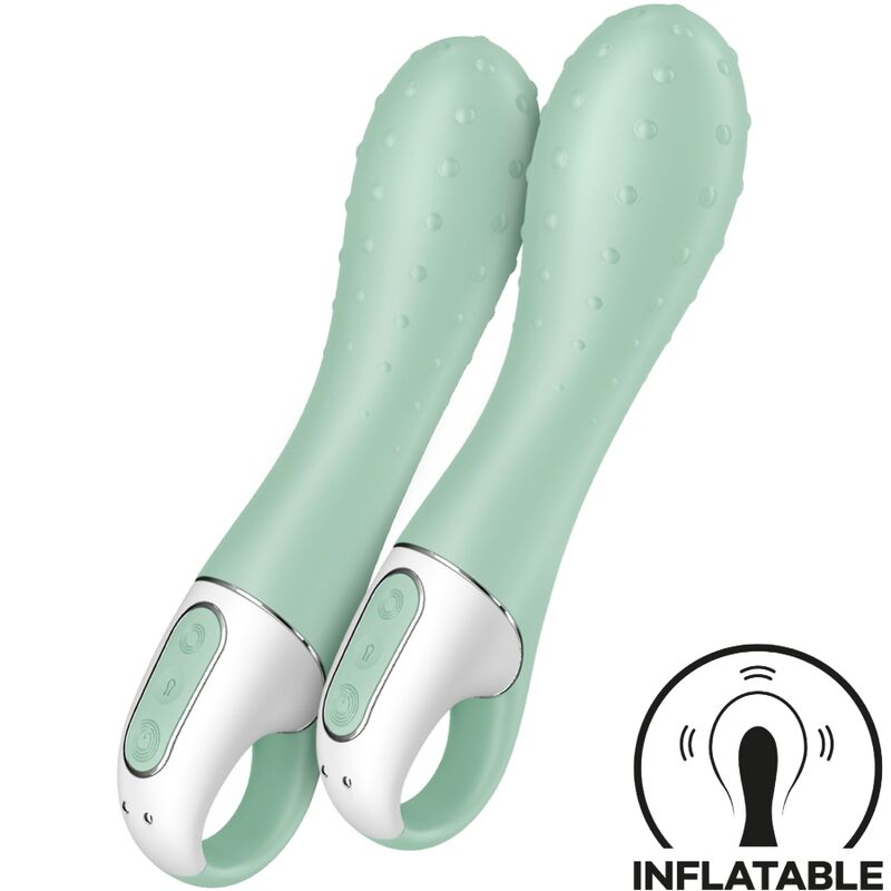 SATISFYER – AIR PUMP VIBRATOR 3 INFLATABLE G POINT MINT