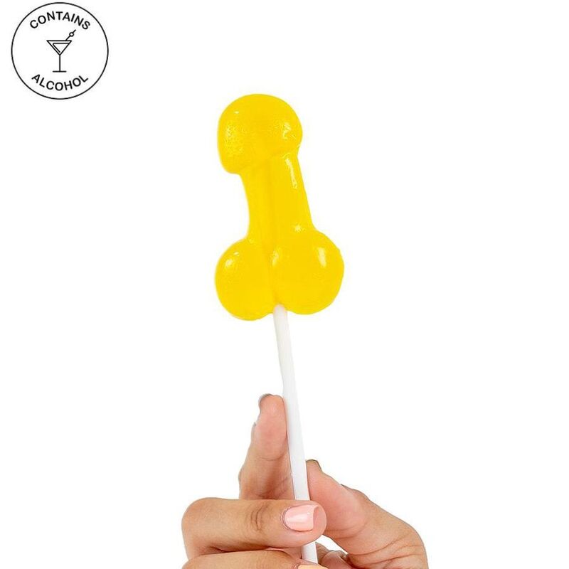 SECRETPLAY – COCK LOLLIPOP WITH ALCOHOL PINEAPPLE COLADA