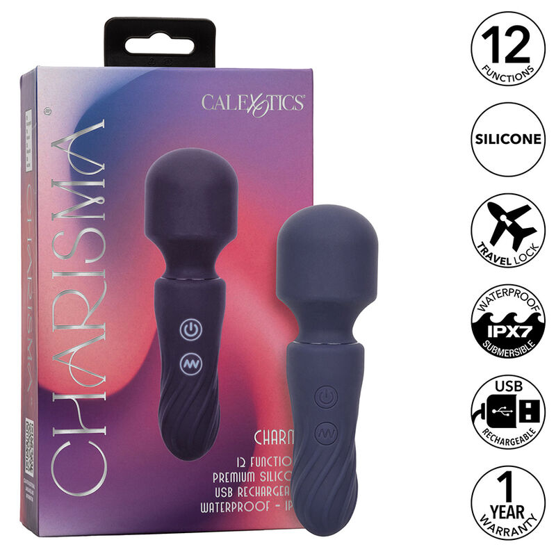 CALEXOTICS – CHARISMA CHARM MASSAGER 12 FUNCTIONS PURPLE