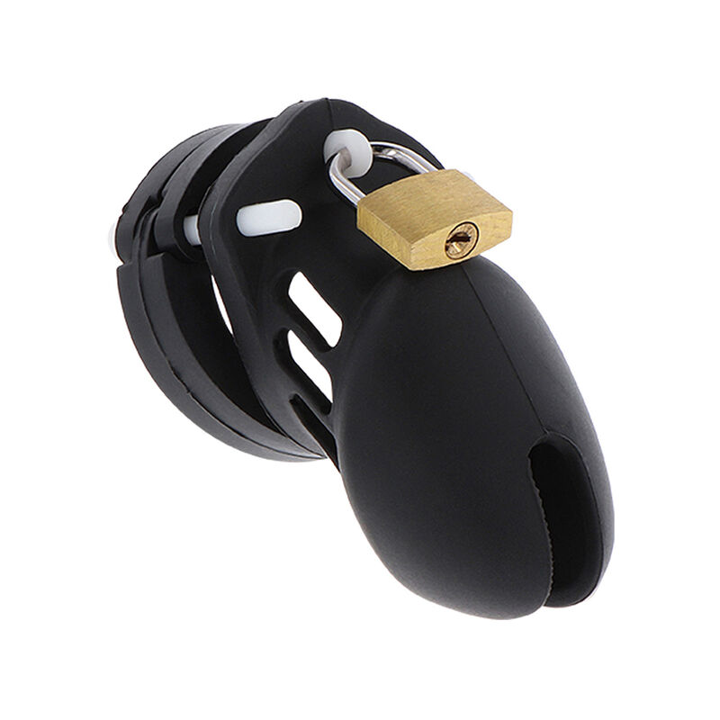 HIDDEN DESIRE – EXTREME CHASTITY COCK CAGE SILICONE SIZE S BLACK