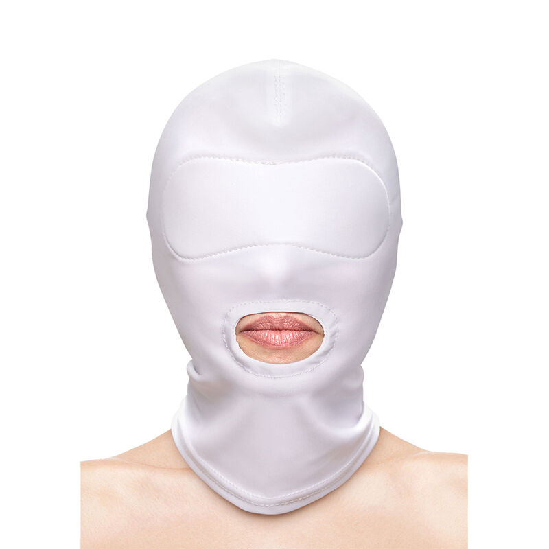 NS NOVELTIES – FETISH  FASHION MOUTH HOOD NYLON WHITE