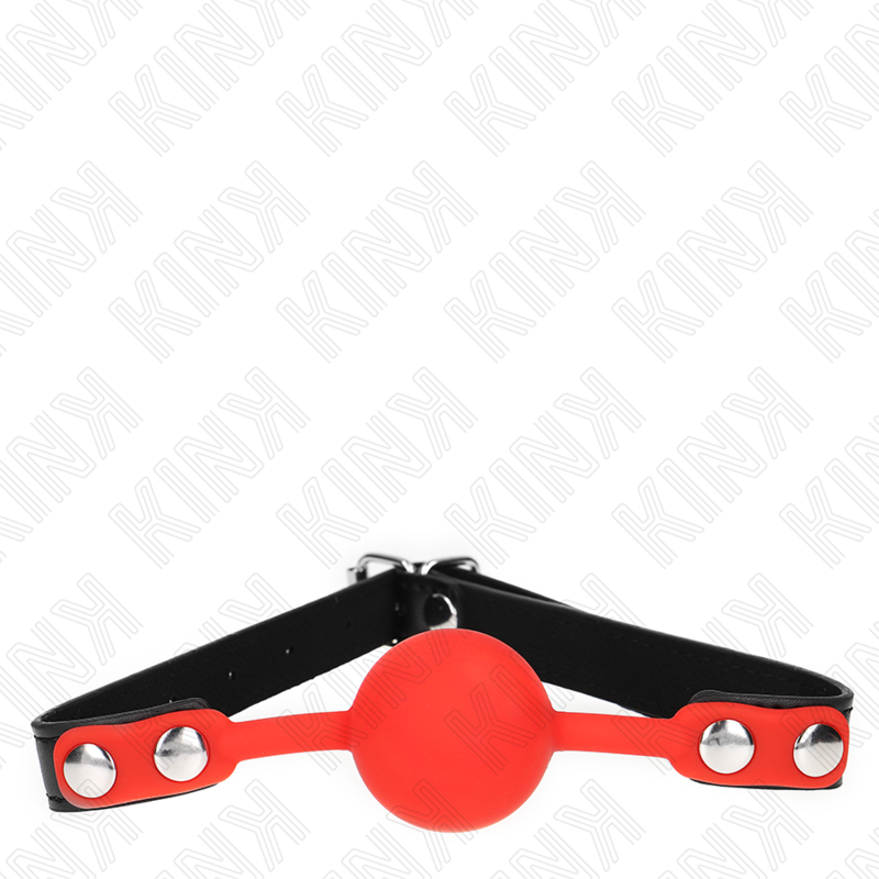 KINK – RED SILICONE BALL 4 CM GAG 60 x 2 CM