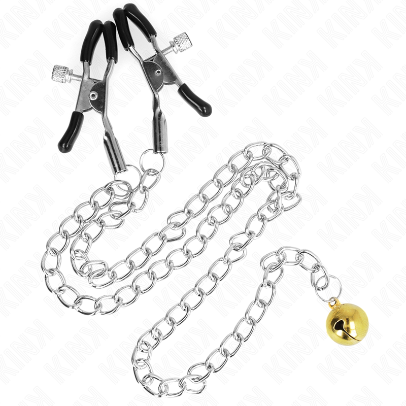 KINK – CHAIN NIPPLE CLAMPS WITH BELL 30 CM