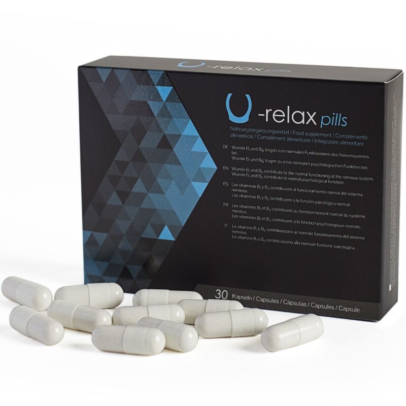 500 COSMETICS – U-RELAX CAPSULES RELAXATION AND ANXIETY REDUCTION – 30 CAPSULES.