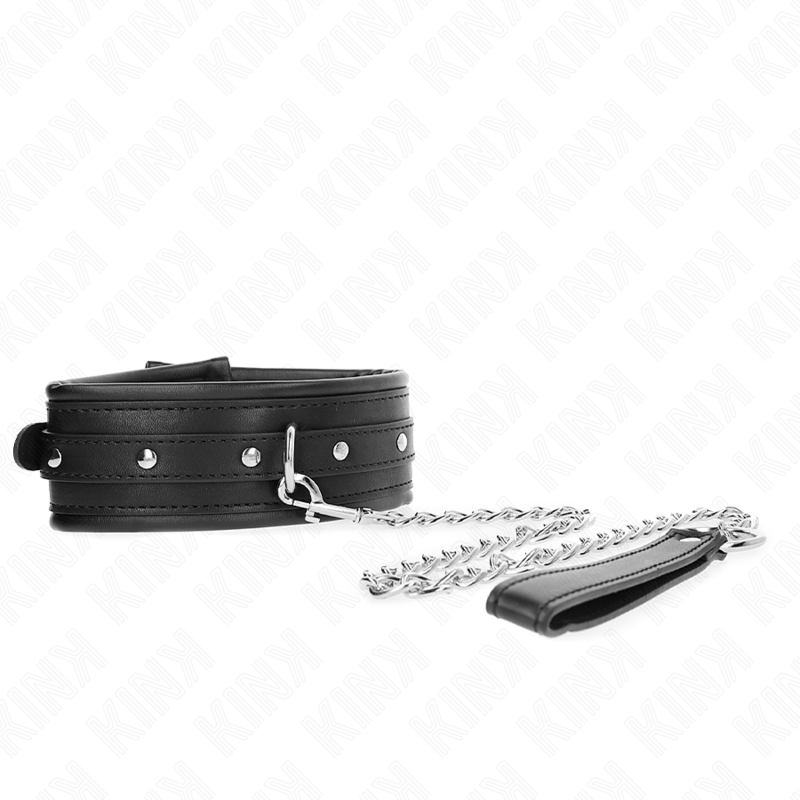 KINK – NECKLACE WITH SHINY BUCKLE STRAP 65 CM 48.5 CM X 5.3 CM